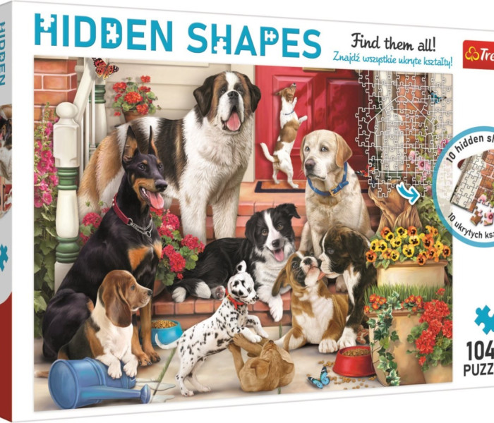 Puzzle - Trefl - Psia zábava