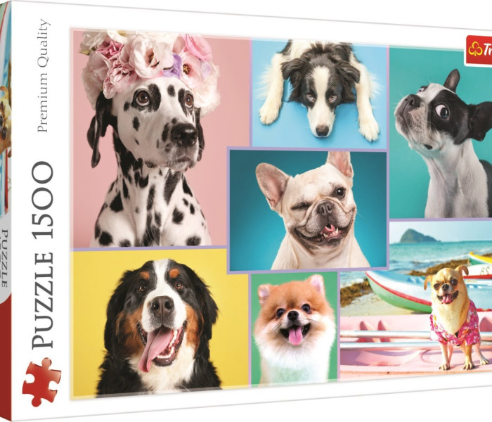 Puzzle - Trefl - Roztomilí psi