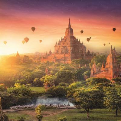 Ősi templom Burmában