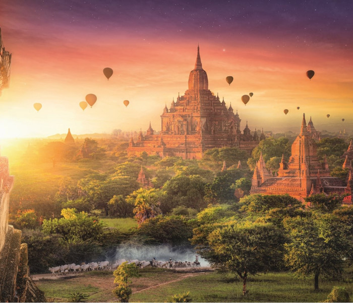 Puzzle - Trefl - Ősi templom Burmában