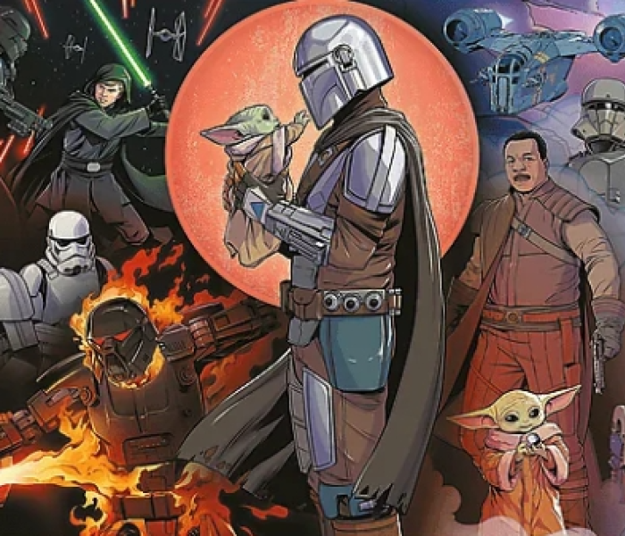 Puzzle - Trefl - The Mandalorian: Aventură - Puzzle panoramic