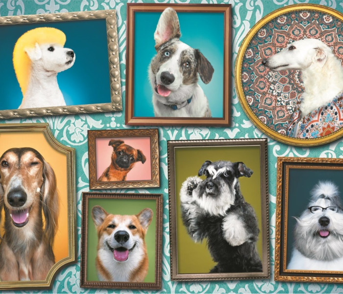 Puzzle - Trefl - Boldog kutyák