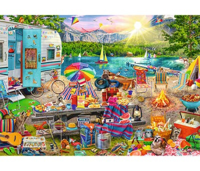 Puzzle - Trefl - Výlet karavanem