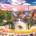 Puzzle - Trefl - Západ slnka nad Barcelonou, Španielsko