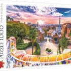 Puzzle - Trefl - Západ slnka nad Barcelonou, Španielsko