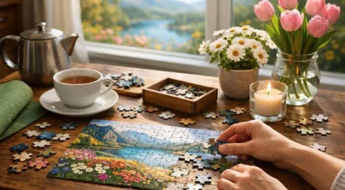 Jarní reset mysli: Proč jsou puzzle ideální relax