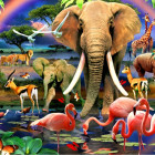 Puzzle - Bluebird - Savana africană