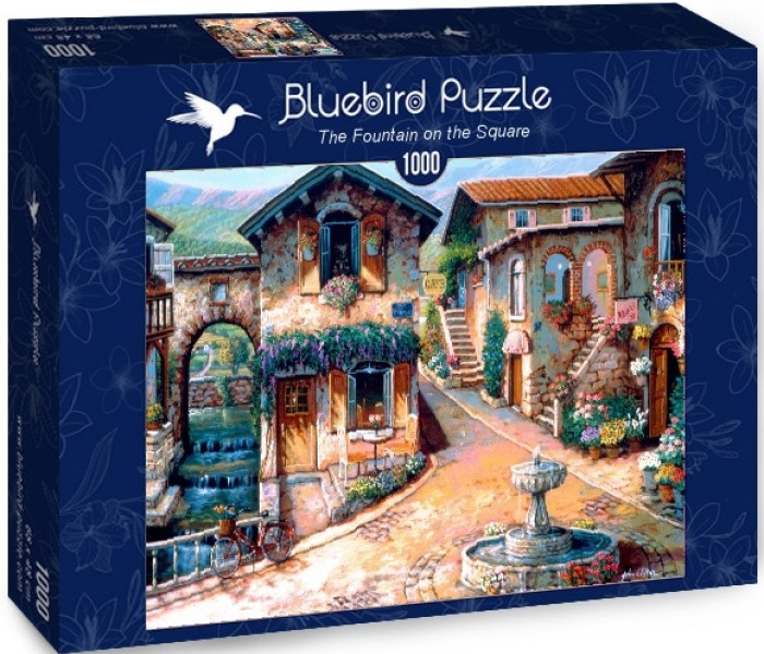 Puzzle - Bluebird - Fontána na námestí