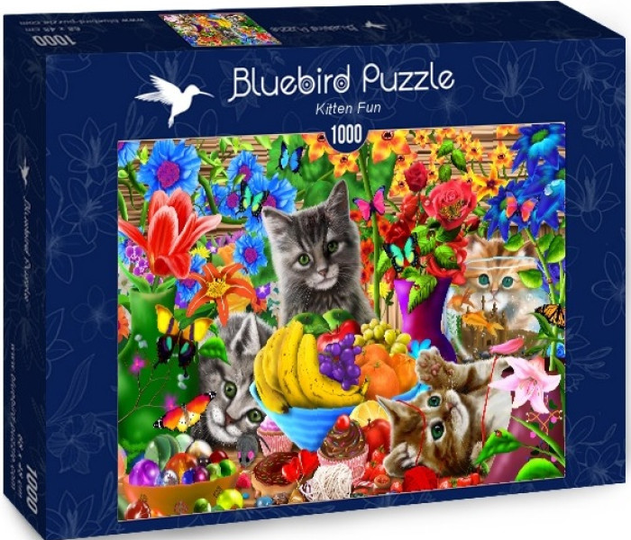 Puzzle - Bluebird - Pisicuțe jucăușe