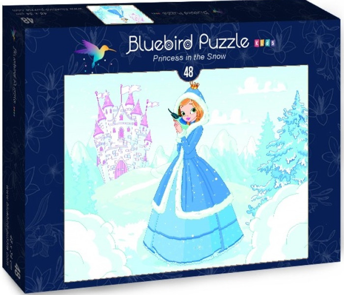 Puzzle - Bluebird - Prințesa de gheață