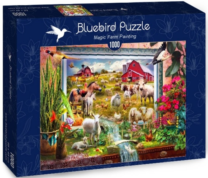 Puzzle - Bluebird - Maľovaná farma