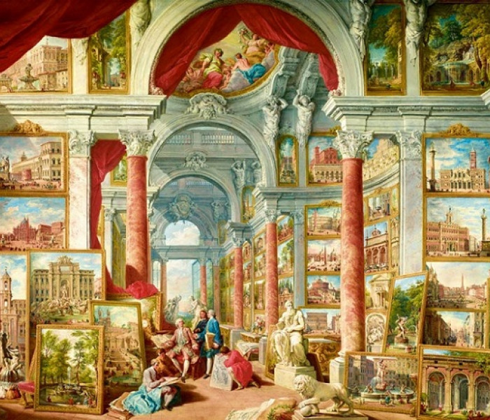 Puzzle - Bluebird - Obrazy s pohľadmi na moderný Rím