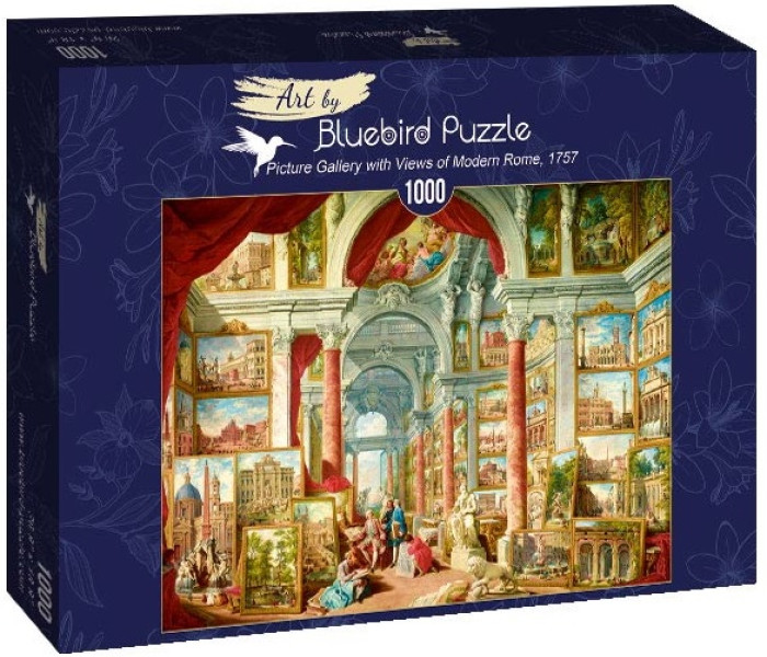 Puzzle - Bluebird - Obrazy s pohľadmi na moderný Rím
