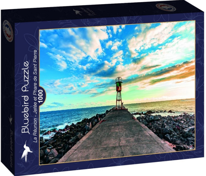 Puzzle - Bluebird - Wyspa Reunion, latarnia morska