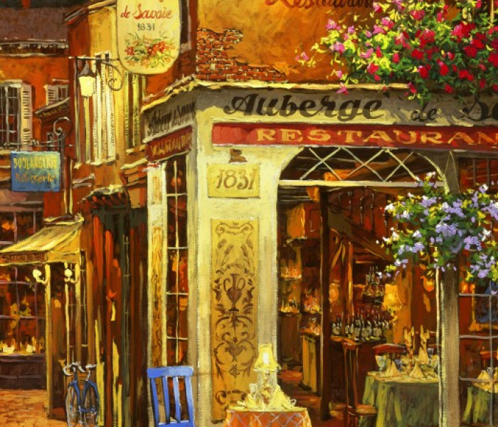 Puzzle - Bluebird - Reštaurácia Auberge de Savoie