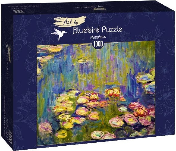Puzzle - Bluebird - Rozkvitnuté lekná