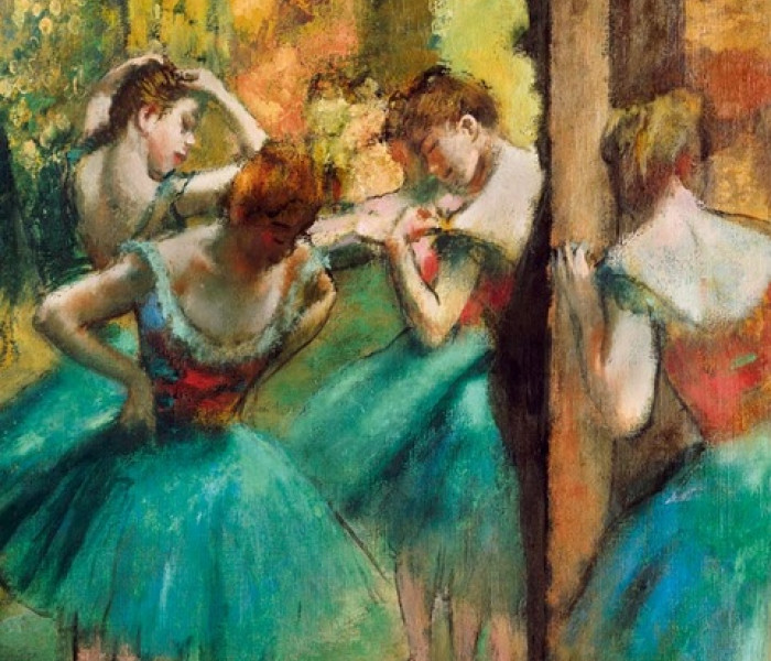 Puzzle - Bluebird - Ružovo-zelené tanečnice