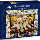 Puzzle - Bluebird - Šteniatká na ceste