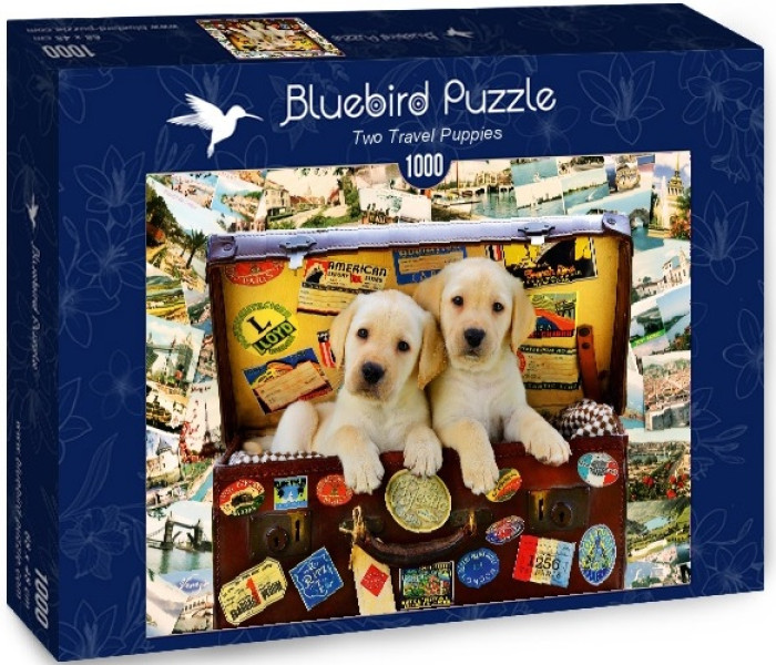 Puzzle - Bluebird - Šteniatká na ceste