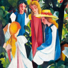 Puzzle - Bluebird - Štyri dievčatá