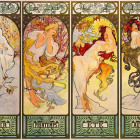 Puzzle - Bluebird - Štyri ročné obdobia