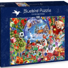 Puzzle - Bluebird - Vánoční koule