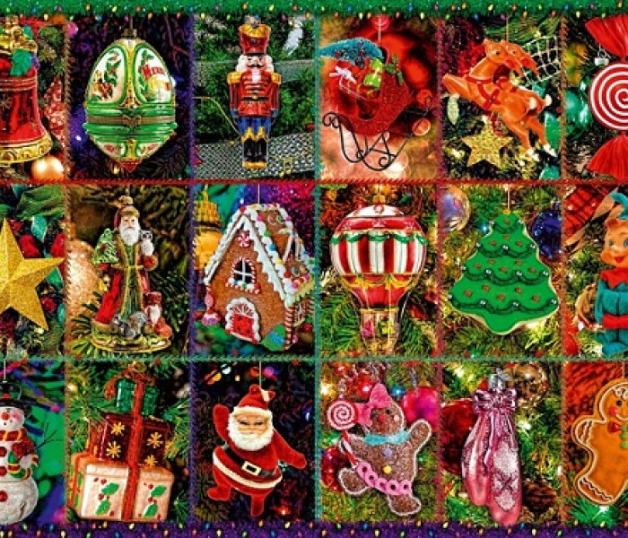 Puzzle - Bluebird - Vianočné ozdoby