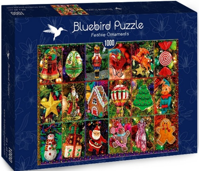 Puzzle - Bluebird - Vianočné ozdoby
