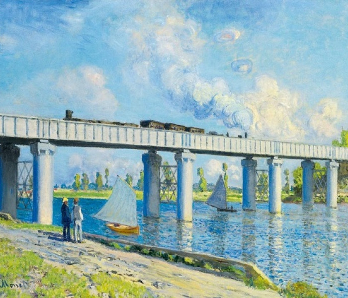 Puzzle - Bluebird - Železničný most v Argenteuil