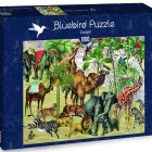 Puzzle - Bluebird - Zvieratá v púšti