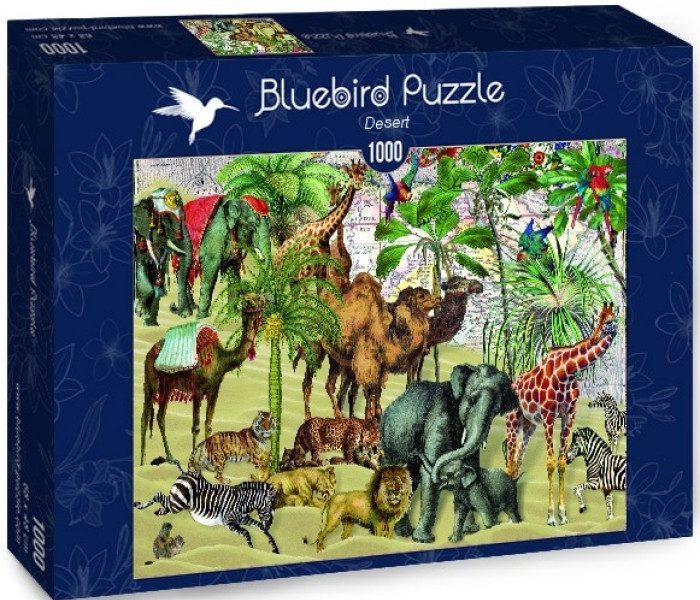 Puzzle - Bluebird - Zvieratá v púšti