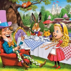 Puzzle - Castorland - Alice în Țara Minunilor - Maxi