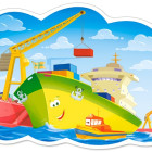 Puzzle - Castorland - Deň v prístavu - Maxi