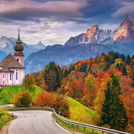 Jeseň v Bavorských Alpách