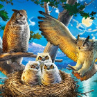 Puzzle - Castorland - Sovia rodina