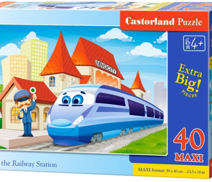 Puzzle - Castorland - Vasútállomás - Maxi