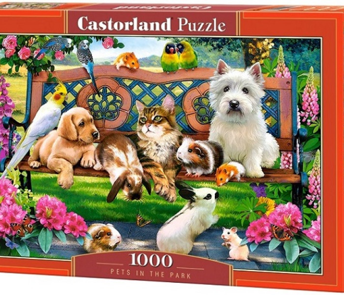 Puzzle - Castorland - Animăluțe în parc