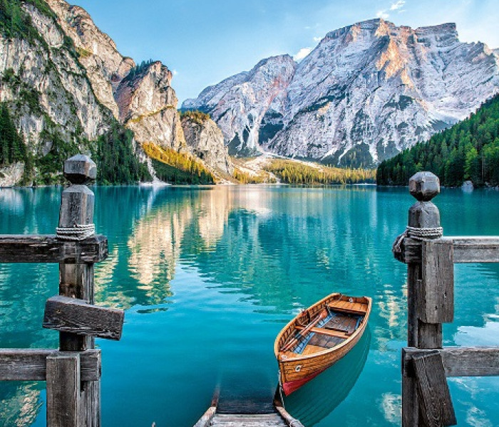 Puzzle - Clementoni - Lacul Braies