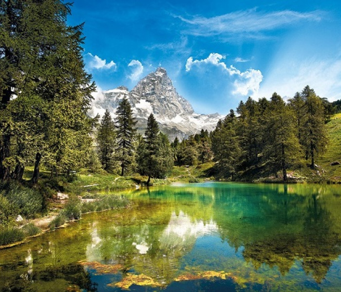 Puzzle - Clementoni - Modré jazero