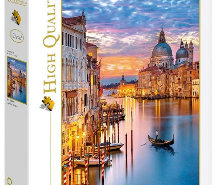 Puzzle - Clementoni - Osvetlené Benátky