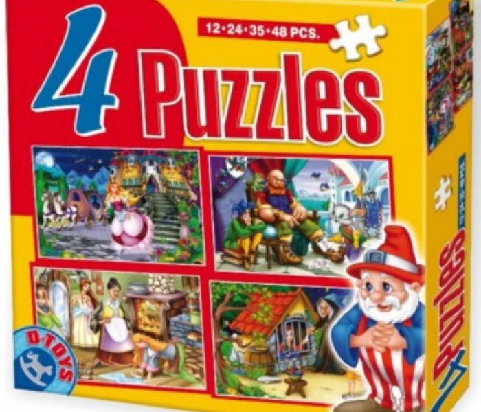 Puzzle - D-toys - Naše rozprávky - DETSKÉ PUZZLE