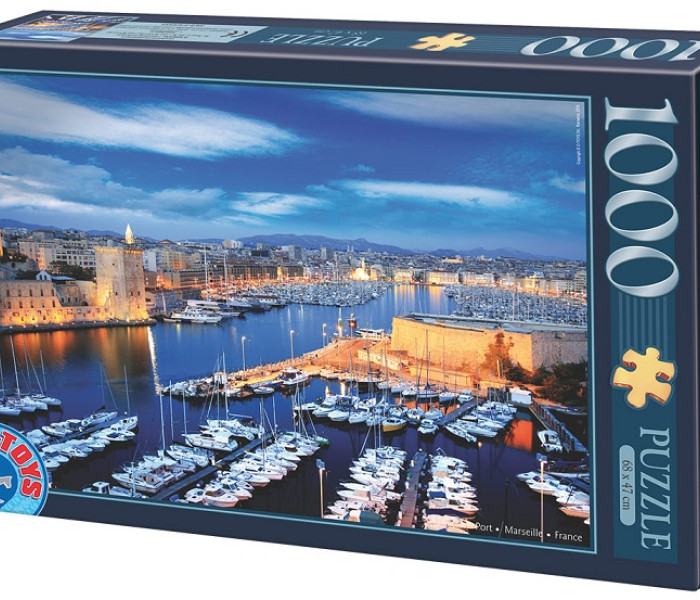 Puzzle - D-toys - Puzzle Kikötő Marseulleben