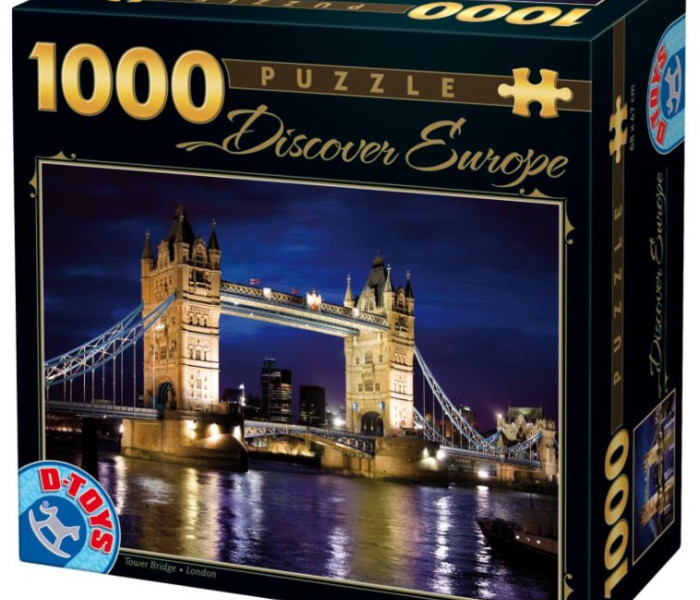 Puzzle - D-toys - Tower Bridge v noci