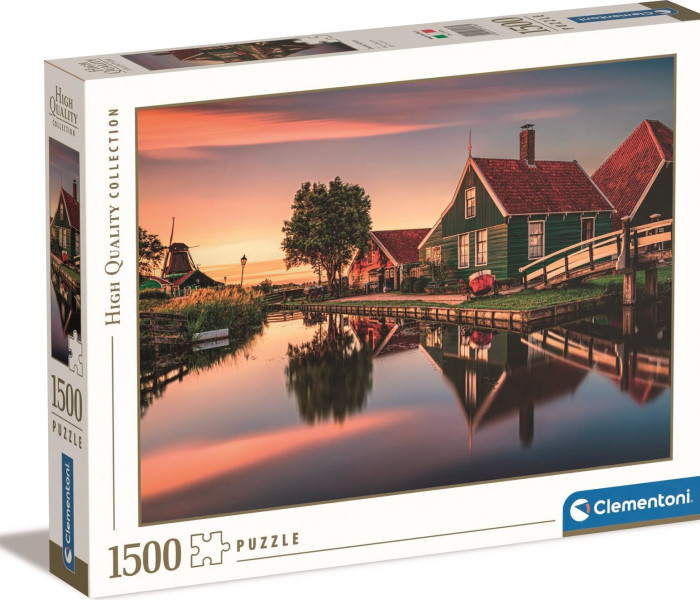 Puzzle - Clementoni - Dedina Zaanse Schans