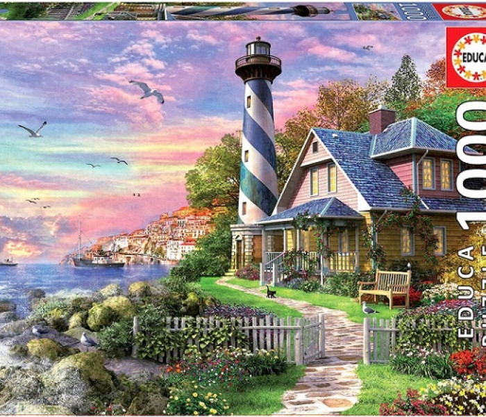 Puzzle - Educa - Maják v skalnej zátoke Rock Bay