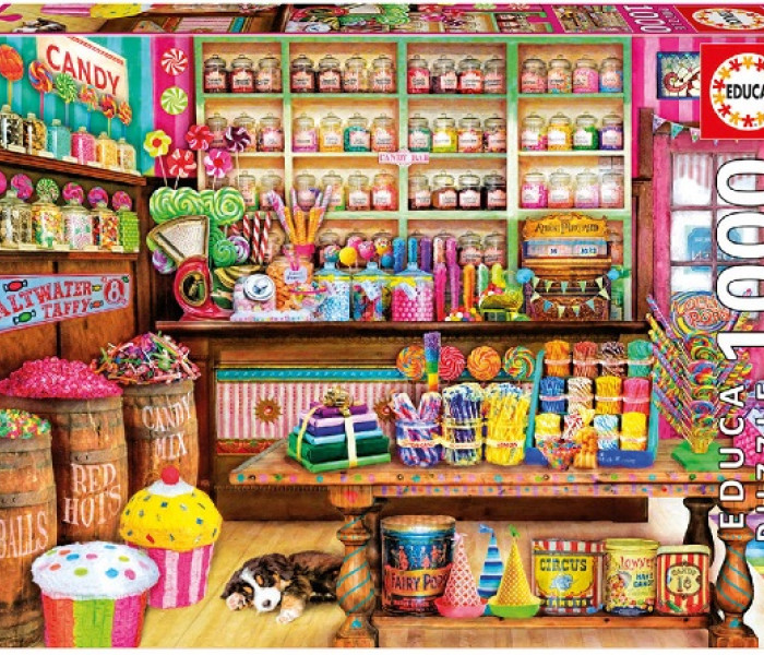 Puzzle - Educa - Obchod so sladkosťami
