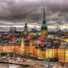 Puzzle - Educa - Widok na Sztokholm, Szwecja