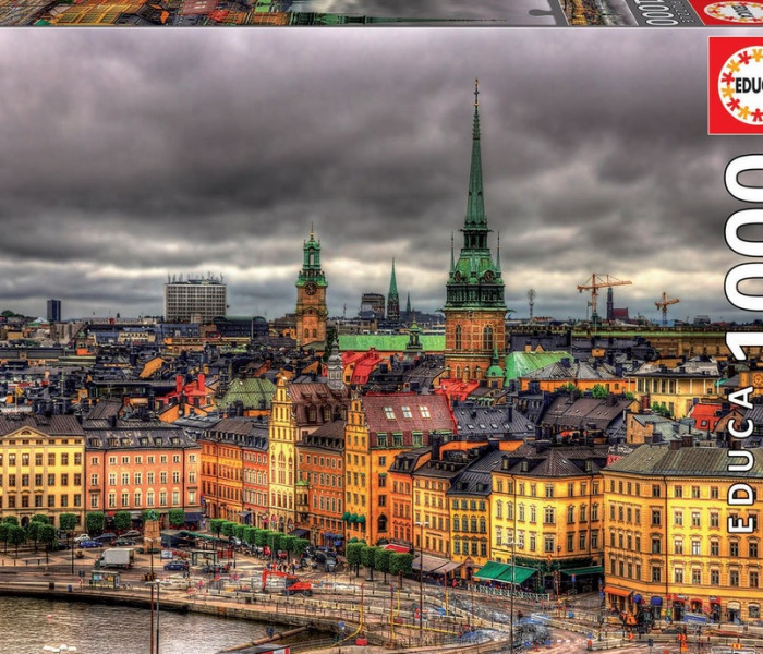 Puzzle - Educa - Widok na Sztokholm, Szwecja