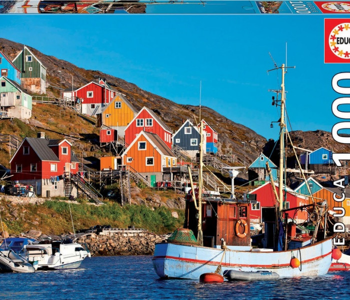 Puzzle - Educa - Severské domčeky