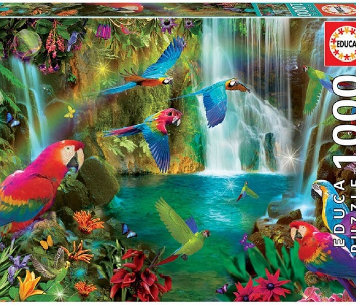 Puzzle - Educa - Tropické papagáje
